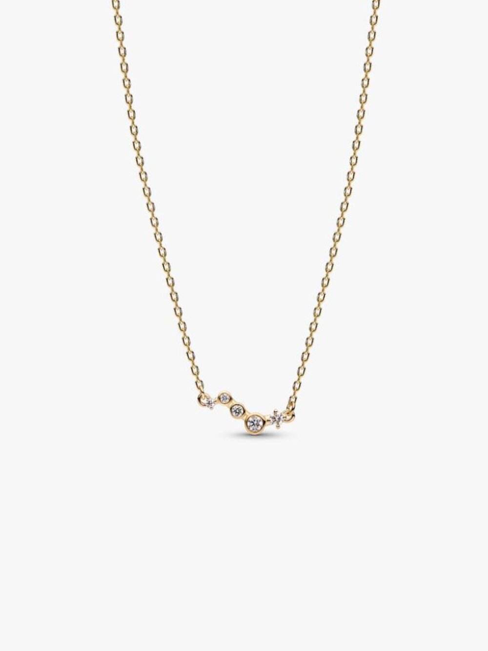 Pandora Era Lab-Grown Diamond Droplet Bar Necklace